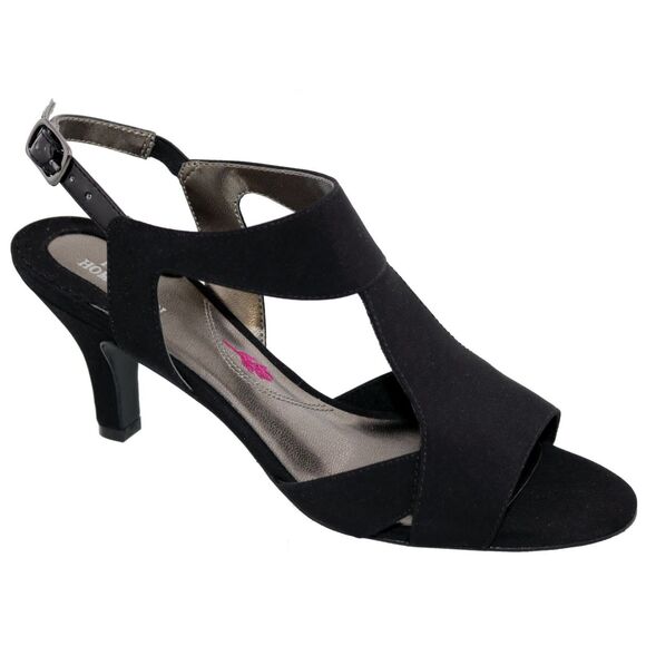 ROS HOMMERSON Lucky Black Slingback, NEW! Size 9.5 Wide - Picture 1 of 8